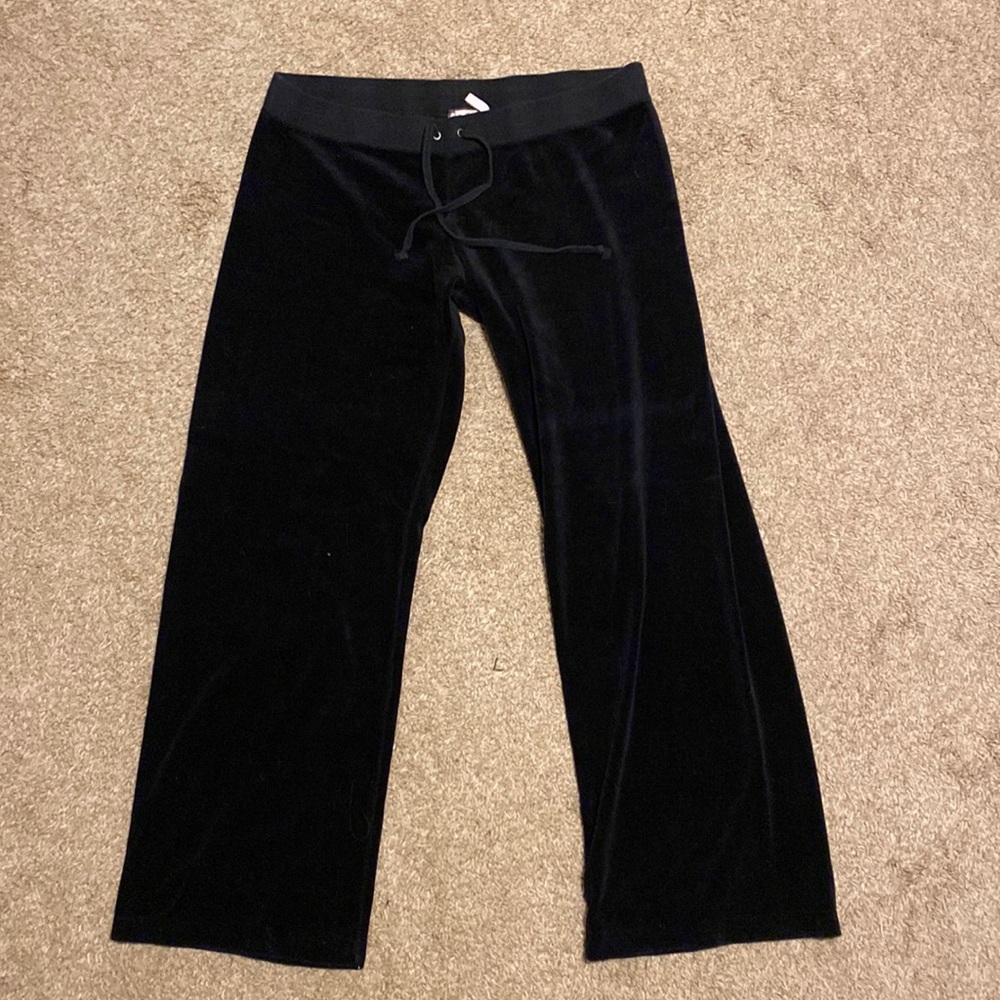 Vintage Y2K track suit velour pants only